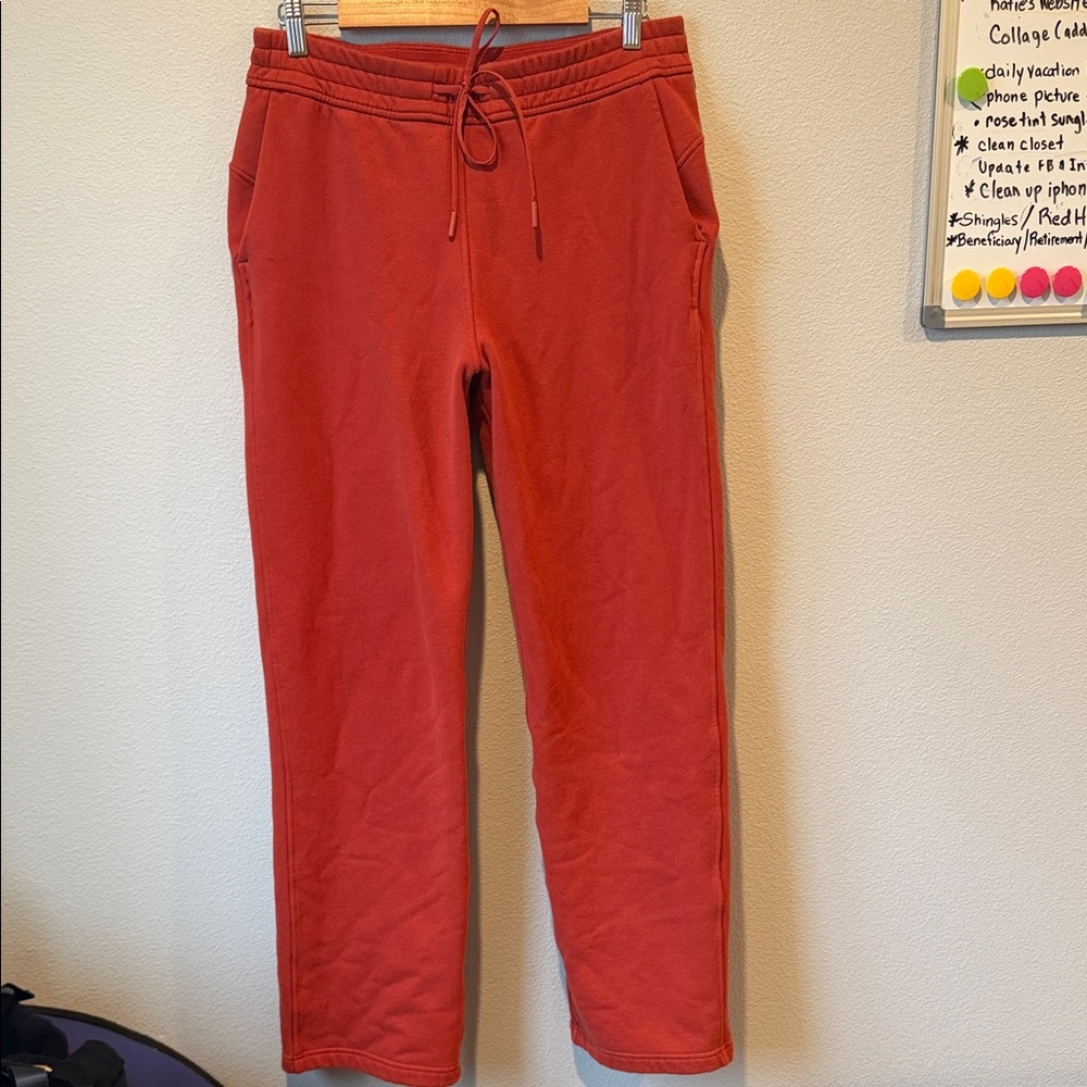 lululemon athletica Brick Red Track Pants